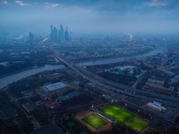 Вид на Москву с высоты птичьего полета - Sputnik Mundo