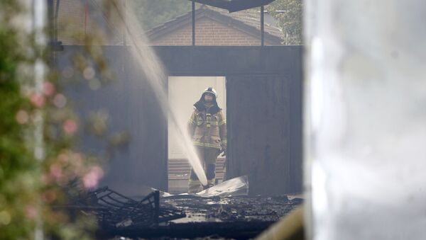 Incendio en un centro de acogida para refugiados en Düsseldorf - Sputnik Mundo