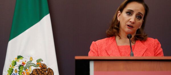 Claudia Ruiz Massieu, canciller de México Claudia Ruiz Massieu, canciller de México - Sputnik Mundo