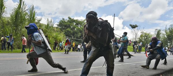 Protesta de campesinos e indígenas en Colombia - Sputnik Mundo