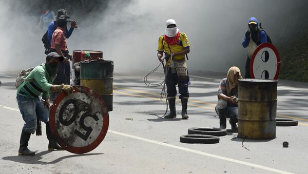 Protesta de campesinos e indígenas en Colombia - Sputnik Mundo