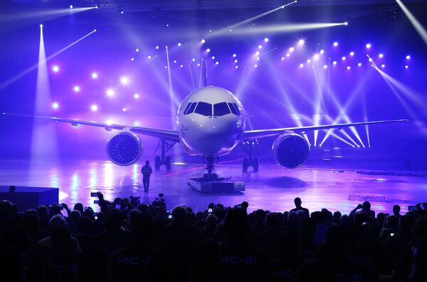 Presentación del nuevo avión de pasajeros MC-21 - Sputnik Mundo