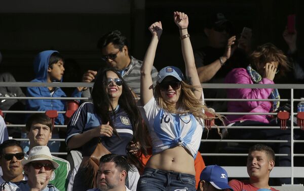 Aficionadas argentinas - Sputnik Mundo