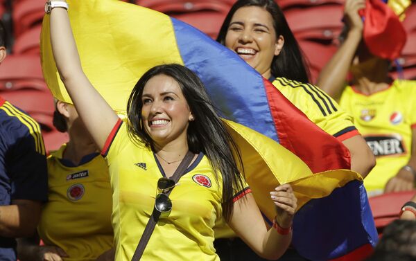 Aficionadas colombianas - Sputnik Mundo
