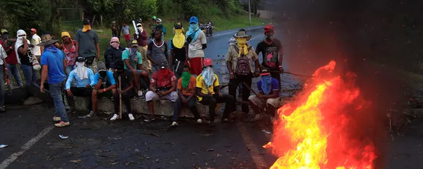 Protesta de indígenas en Colombia (Archivo) Protesta de indígenas en Colombia (Archivo) - Sputnik Mundo