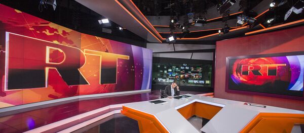 Ньюсрум телеканала Russia Today - Sputnik Mundo
