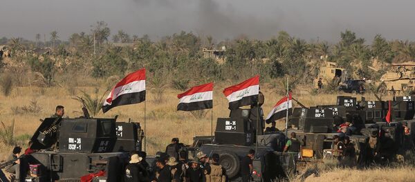 Militares iraquíes en Faluya - Sputnik Mundo