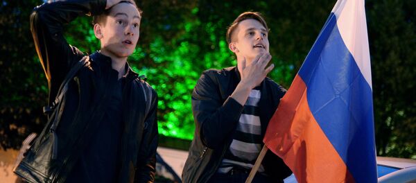 Hinchas rusos - Sputnik Mundo