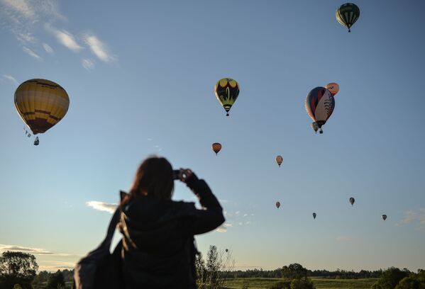 Competición de pilotos de globos aerostáticos - Sputnik Mundo