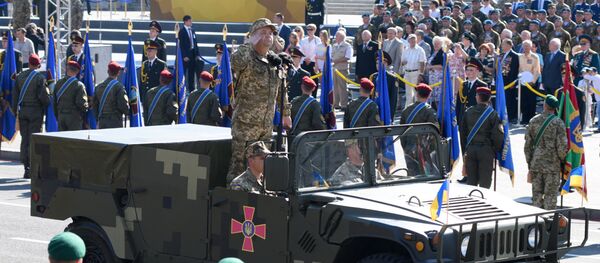 El ministro ucraniano de Defensa, Stepán Poltorak (archivo) El ministro ucraniano de Defensa, Stepán Poltorak (archivo) - Sputnik Mundo