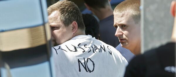 Hinchas rusos detenidos en Francia Hinchas rusos detenidos en Francia - Sputnik Mundo