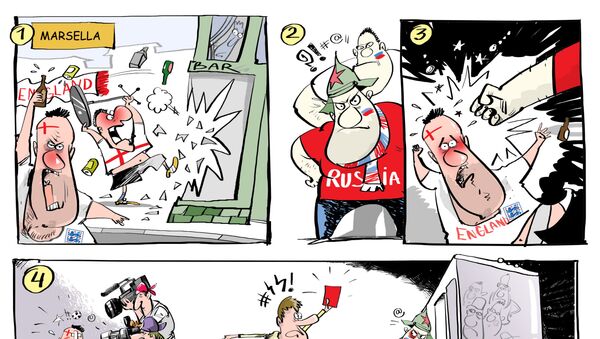 La falta inglesa que no se pitó La falta inglesa que no se pitó - Sputnik Mundo