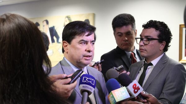 Juan Fernando Cristo, ministro del Interior de Colombia - Sputnik Mundo