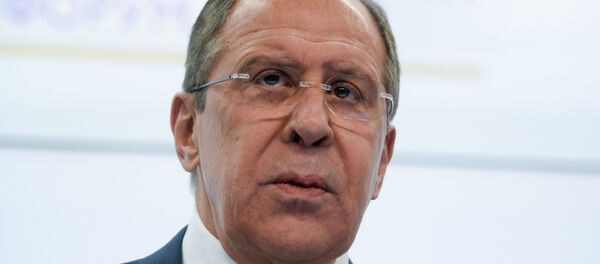 Serguéi Lavrov, ministro de Exteriores de Rusia, en el SPIEF 2016 - Sputnik Mundo