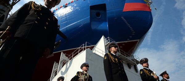 La botadura del rompehielos ruso Árktika - Sputnik Mundo