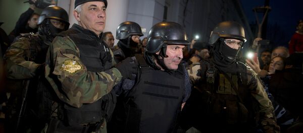 José López (centro), exsecretario de Obras Públicas - Sputnik Mundo