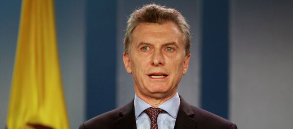 Mauricio Macri, presidente de Argentina - Sputnik Mundo