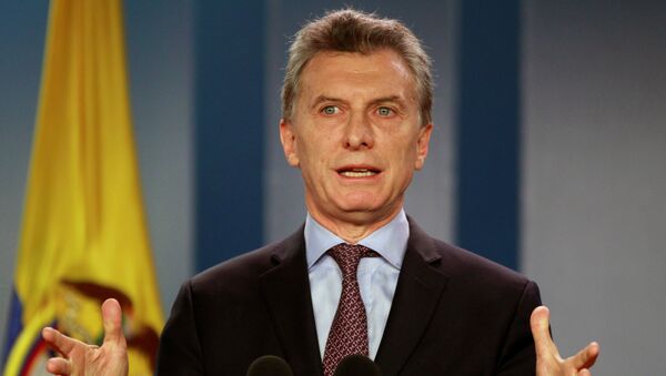 Mauricio Macri, presidente de Argentina - Sputnik Mundo