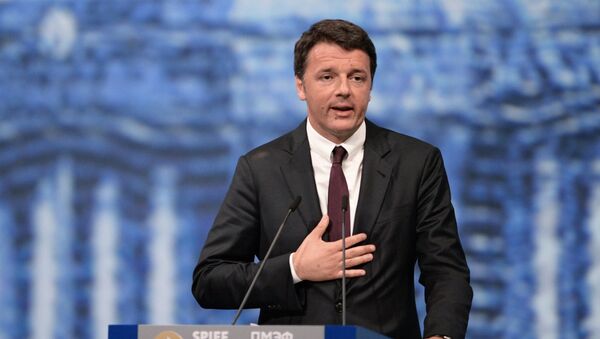 Matteo Renzi, primer ministro de Italia - Sputnik Mundo