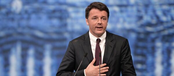 Matteo Renzi, primer ministro de Italia - Sputnik Mundo