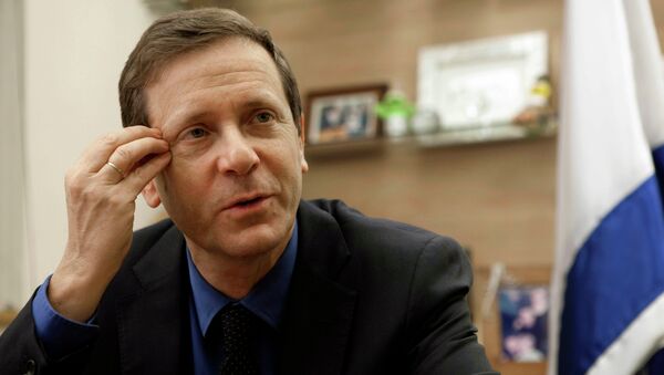 Isaac Herzog, líder de la Unión Sionista Isaac Herzog, líder de la Unión Sionista - Sputnik Mundo