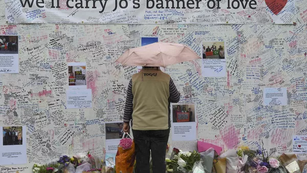 Homenaje a Jo Cox, diputada laborista británica - Sputnik Mundo