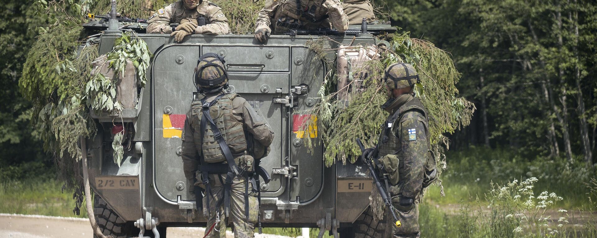 Militares de Estonia durante las maniobras de la OTAN (archivo) Militares de Estonia durante las maniobras de la OTAN (archivo) - Sputnik Mundo, 1920, 05.06.2021