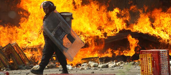 Las disturbios en Oaxaca - Sputnik Mundo