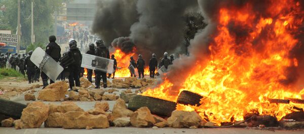 Las disturbios en Oaxaca - Sputnik Mundo