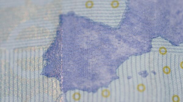 España en un billete de euro - Sputnik Mundo