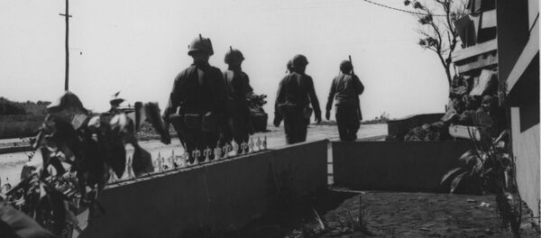 Marines estadounidense durante la Operación Power Pack Marines estadounidense durante la Operación Power Pack - Sputnik Mundo