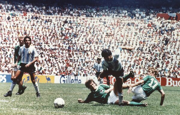 El partido de la final entre Argentina y Alemania del Oeste del Mundial de México 86 El partido de la final entre Argentina y Alemania del Oeste del Mundial de México 86 - Sputnik Mundo