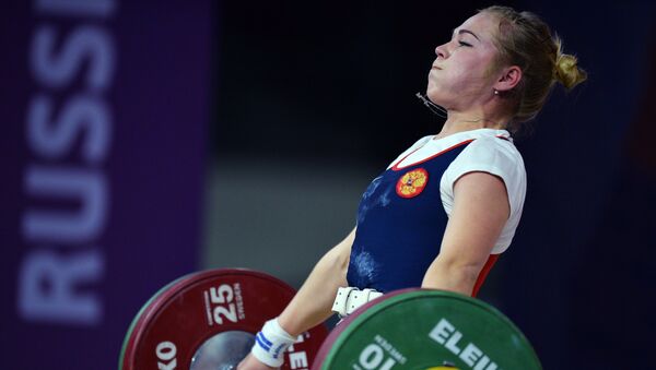 Ekaterina Iutvolina, una halterista rusa - Sputnik Mundo