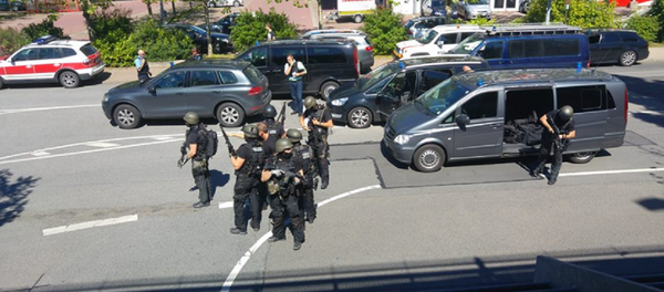 El sitio del tiroteo en Alemania - Sputnik Mundo