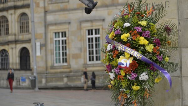 Homenaje a la paz en Bogotá, Colombia - Sputnik Mundo