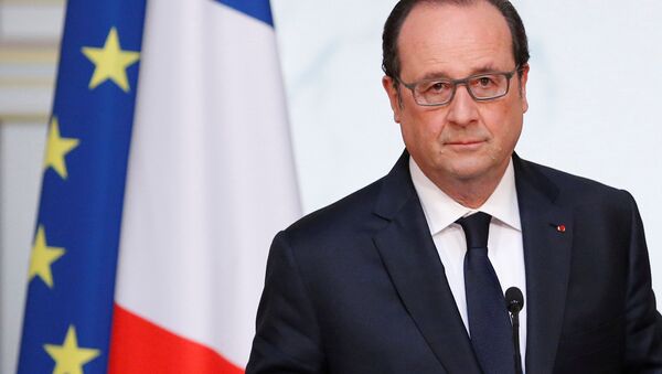 François Hollande, presidente de Francia - Sputnik Mundo