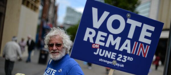 Partidario de la permanencia de Gran Bretaña en la UE - Sputnik Mundo
