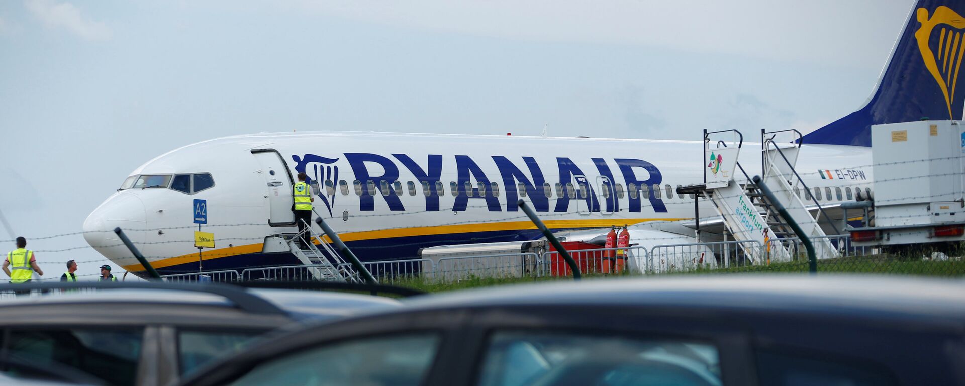 Avión de aerolínea Ryanair en el aeropuerto de Frankfurt - Sputnik Mundo, 1920, 25.05.2021