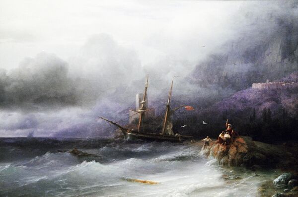 Iván Aivazovski - La tormenta  - Sputnik Mundo