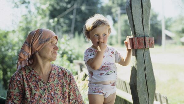 Жители деревни Чудяны, пораженной радиацией Жители деревни Чудяны, пораженной радиацией - Sputnik Mundo