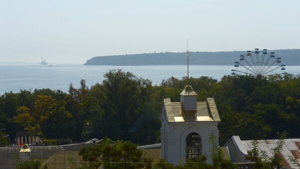 Vista a la bahía de Kerch - Sputnik Mundo