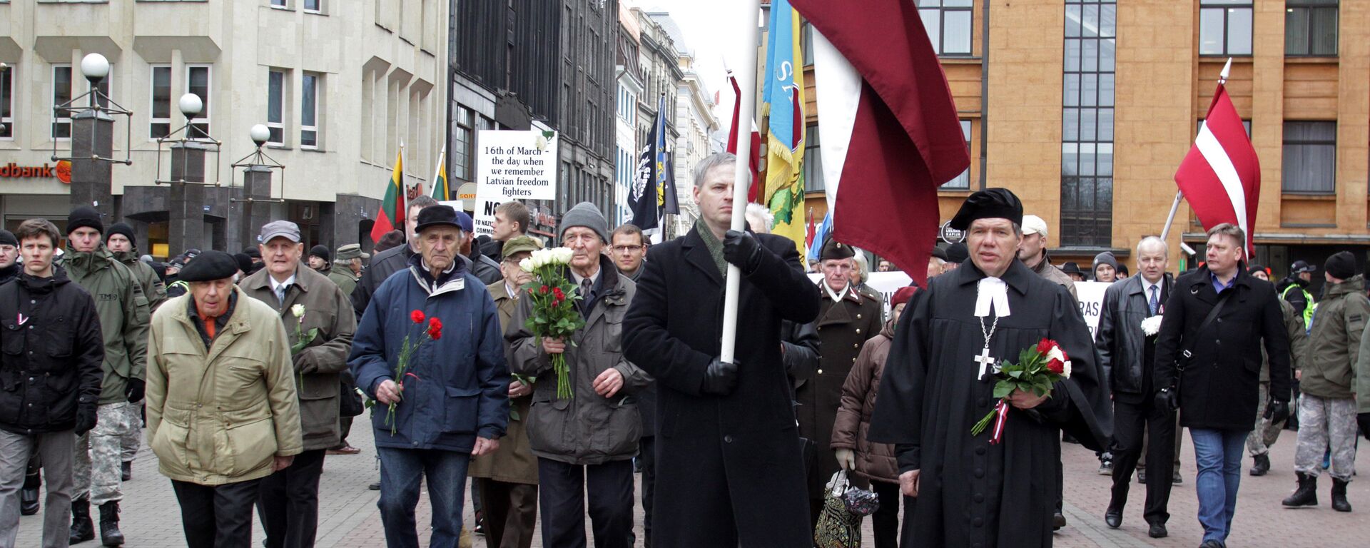 La marcha de veteranos de las Waffen SS en Letonia - Sputnik Mundo, 1920, 27.06.2016