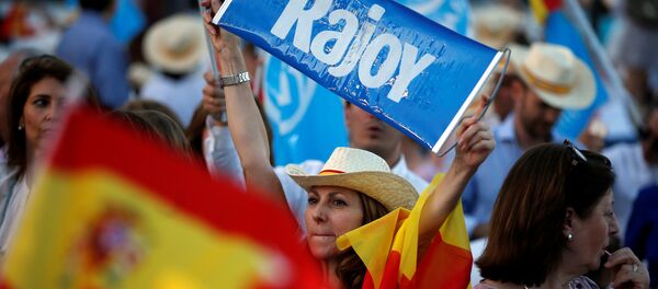 Los partidarios del Partido Popular Los partidarios del Partido Popular - Sputnik Mundo