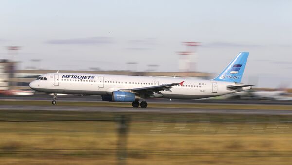 Avión aterriza en el aeropuerto de Domodédovo, Moscú - Sputnik Mundo