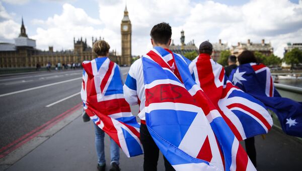 Las banderas de Reino Unido - Sputnik Mundo