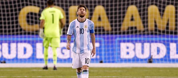 Lionel Messi en la final de la Copa América - Sputnik Mundo