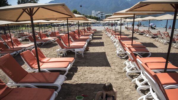 Playa en Kemer, Turquía - Sputnik Mundo