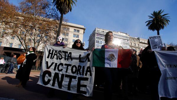 Protesta en Oaxaca, México - Sputnik Mundo