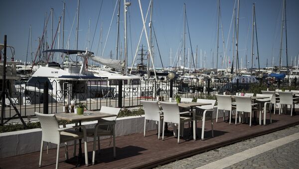 Cafetería en Kemer, Turquía - Sputnik Mundo