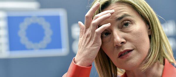 Federica Mogherini, jefa de la diplomacia europea - Sputnik Mundo
